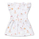 Ice Creams Short Sleeve Organic Dress - Thumbnail 7