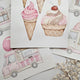 Ice Creams Organic Hooded Baby Towel - Thumbnail 6