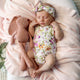 Isla Short Sleeve Organic Kimono Bodysuit - Thumbnail 1
