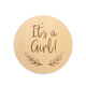 Gender Reveal Large Wooden Milestone Card - Thumbnail 2