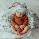 Eucalypt Baby Jersey Wrap & Beanie Set-Snuggle Hunny
