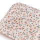 Spring Floral Organic Jersey Wrap & Topknot Set - Thumbnail 3