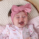 Jewel Pink Organic Oversized Bow - Thumbnail 9