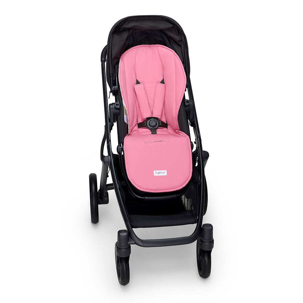 Bundle - Cherry Blossom Pram Liner & Strap Cover Set - View 8