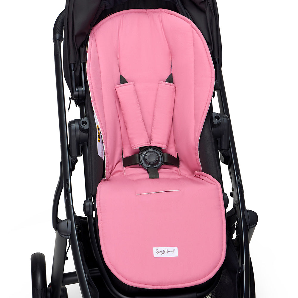 Bundle - Cherry Blossom Pram Liner & Strap Cover Set - View 7