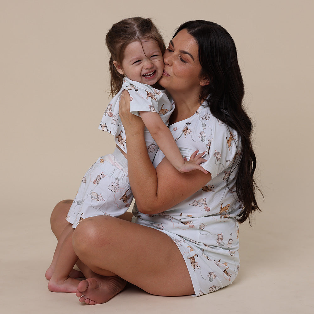 Kittens Organic Kids PJ Set - View 9