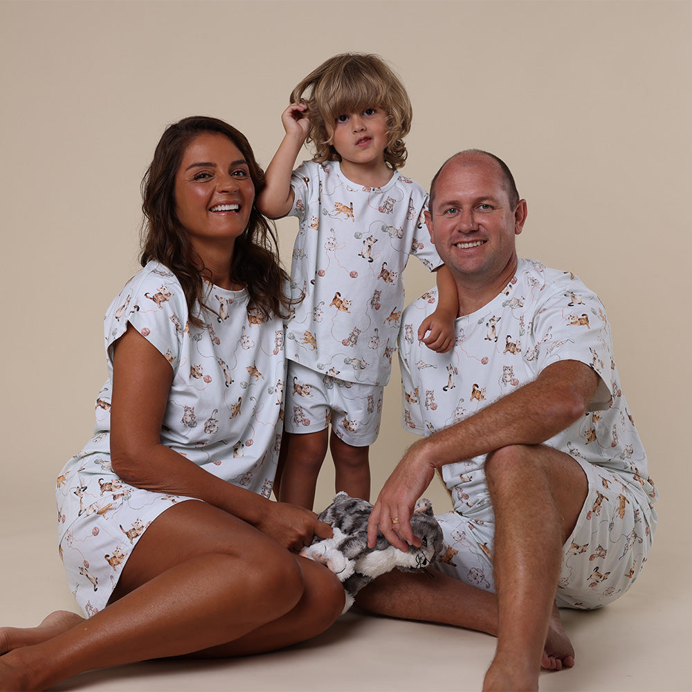 Kittens Organic Mens PJ Set - View 4