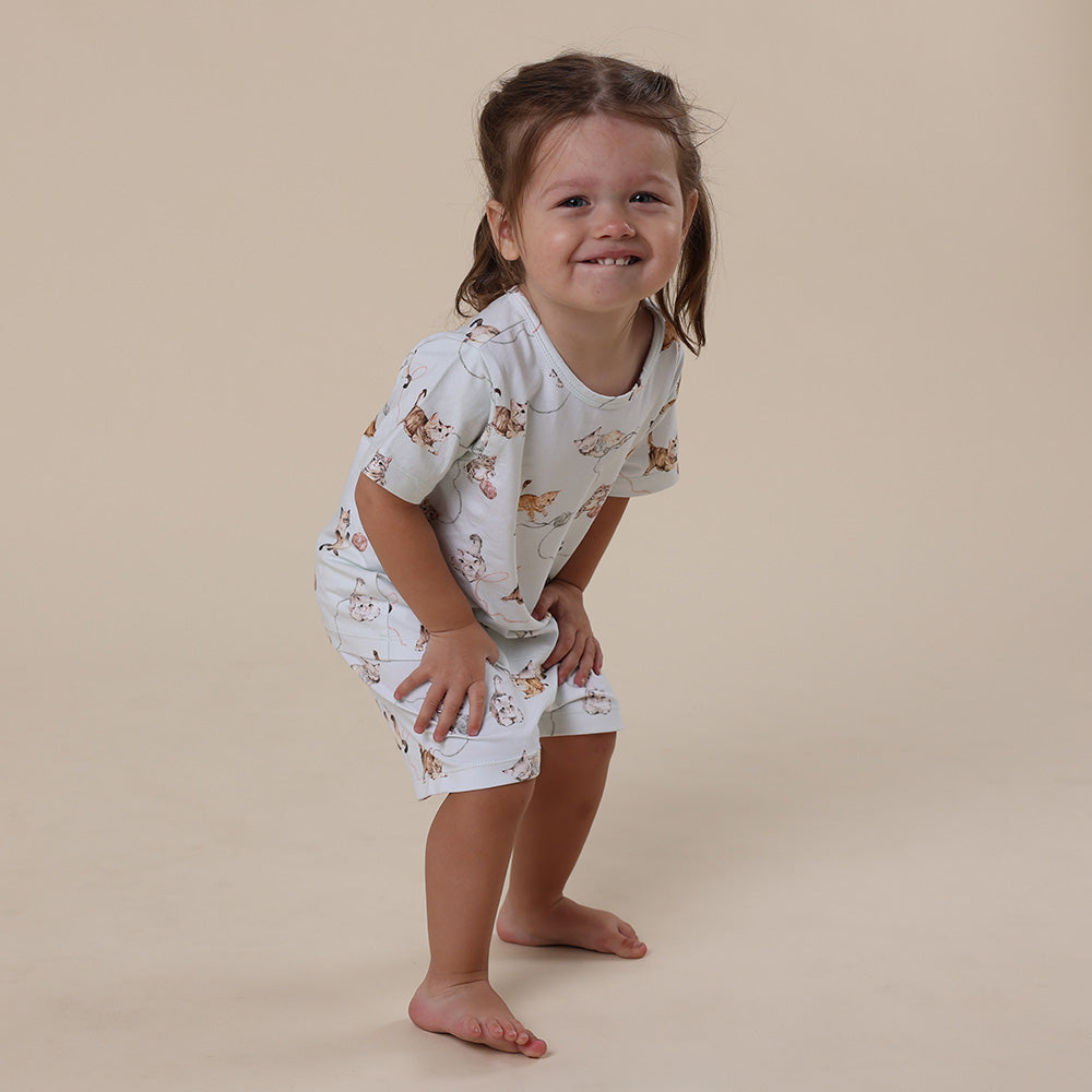 Kittens Organic Kids PJ Set - View 7
