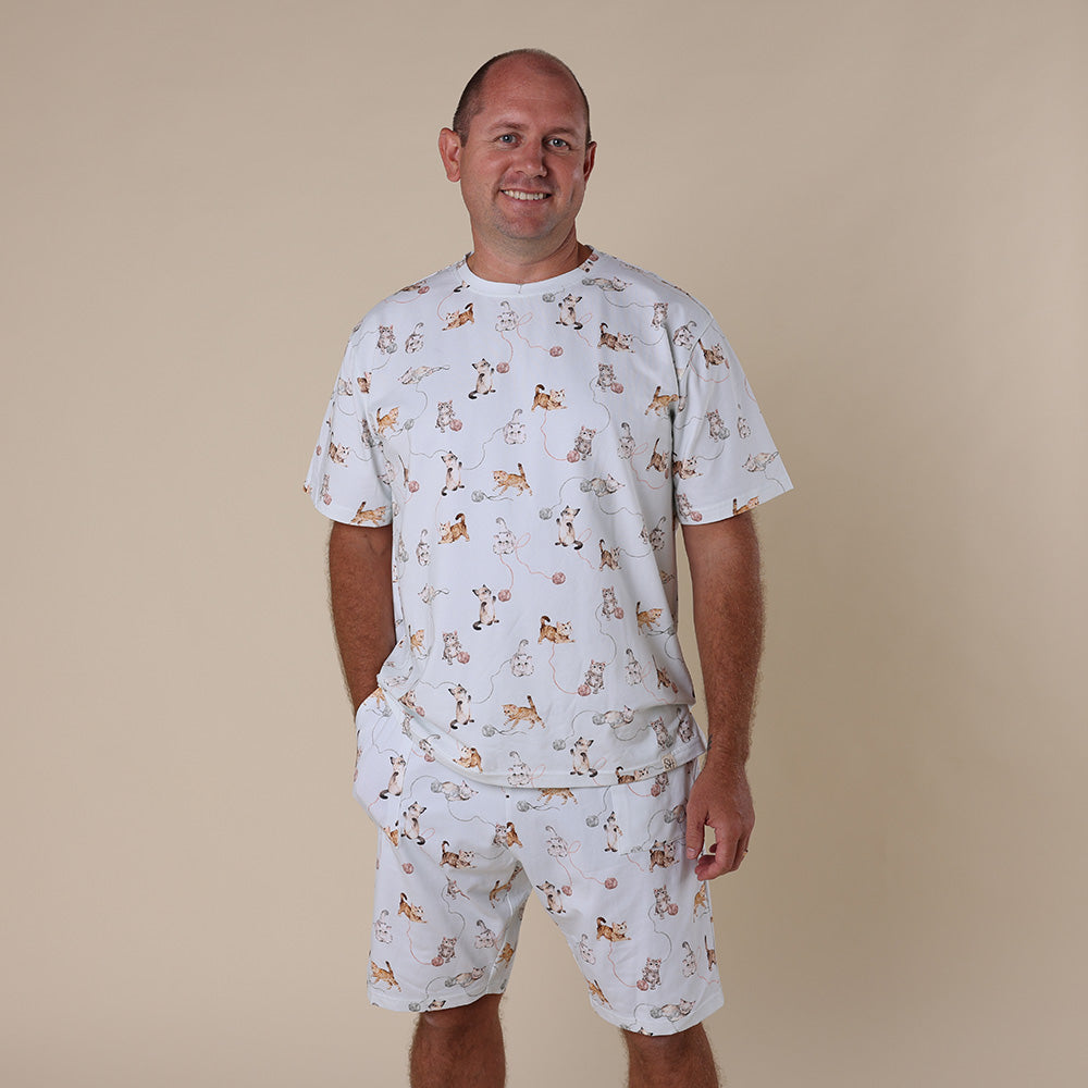 Kittens Organic Mens PJ Set - View 1