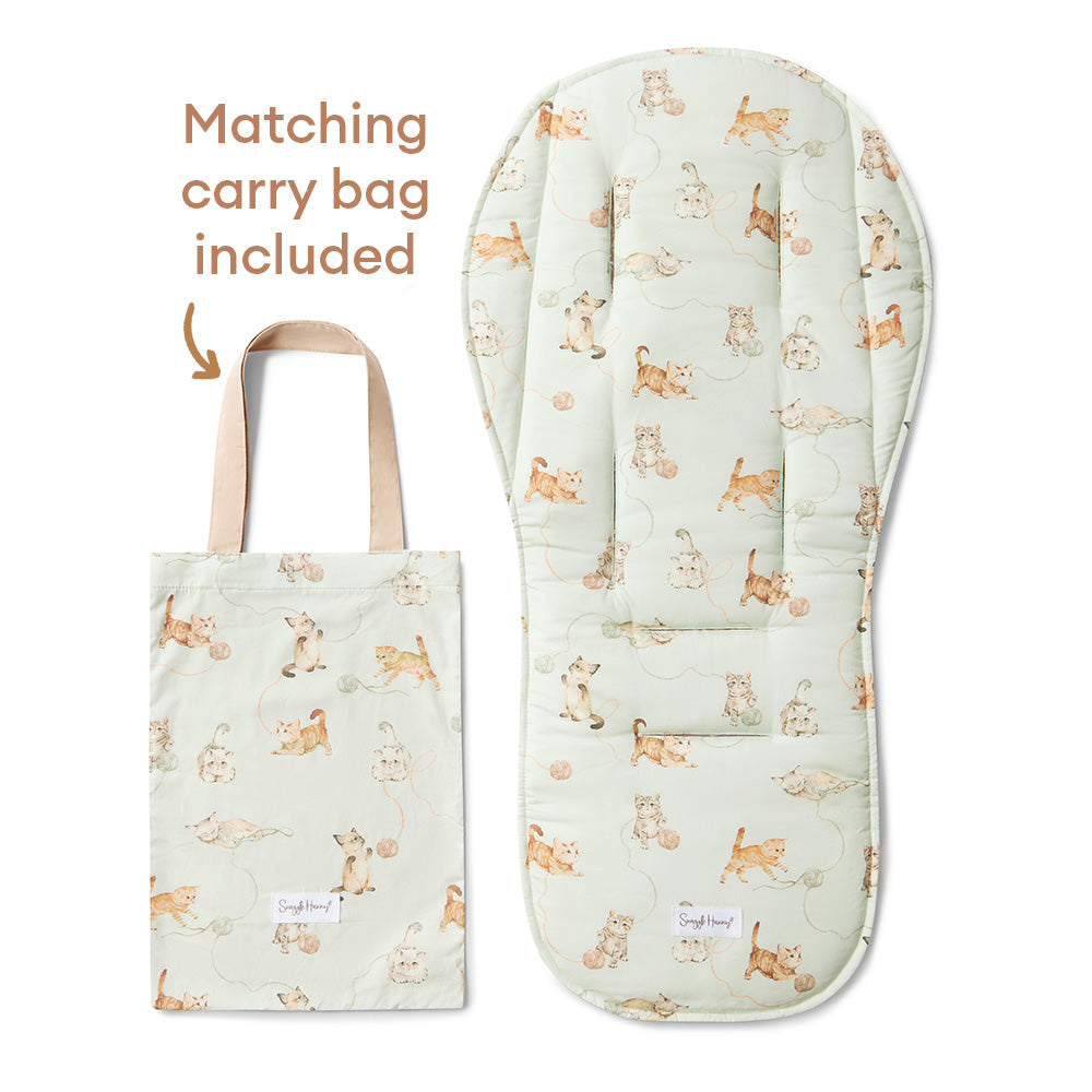 Kittens Universal Organic Pram Liner - View 2