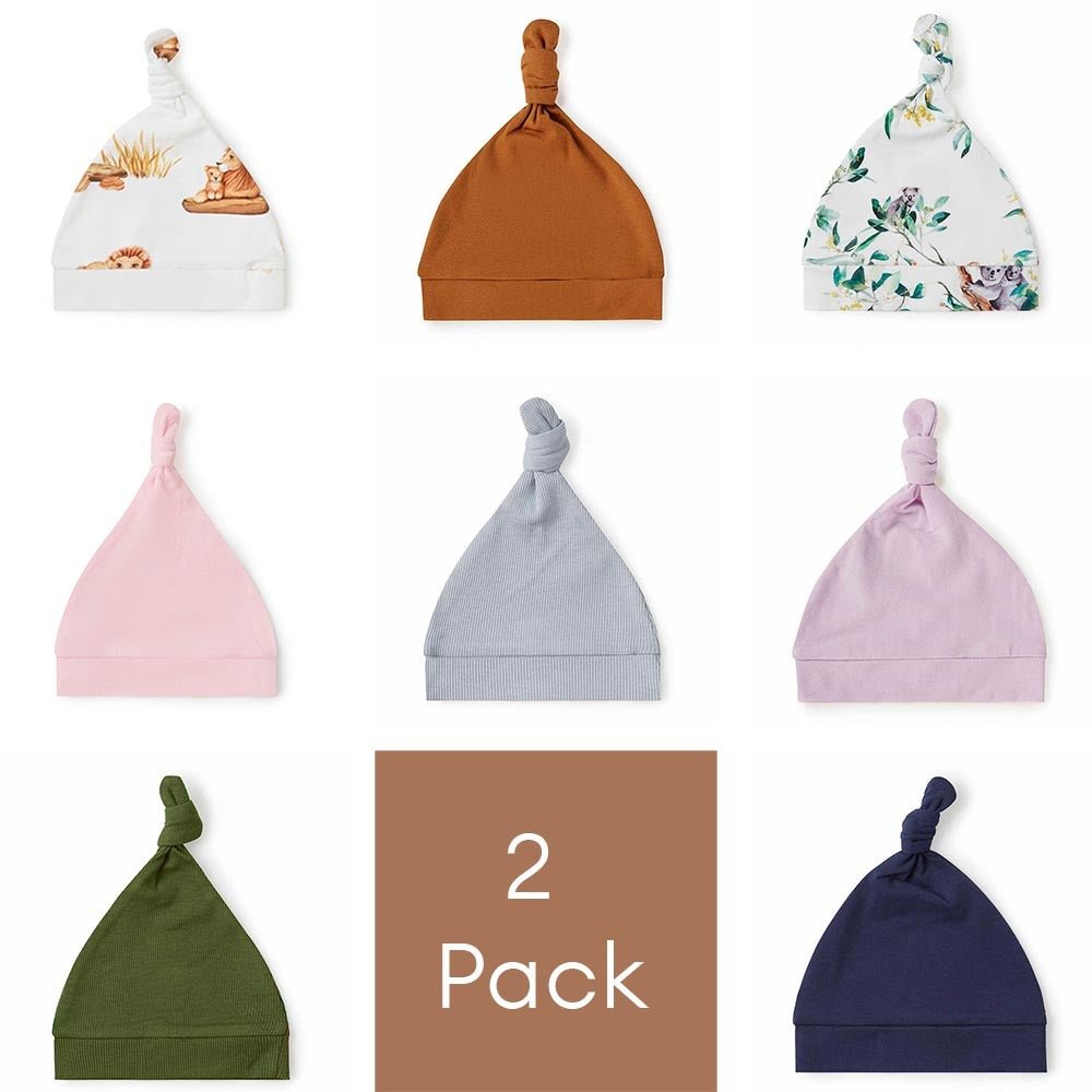 Knotted Beanie 2 Pack-Snuggle Hunny