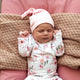 Baby Pink (New) Organic Knotted Beanie-Snuggle Hunny