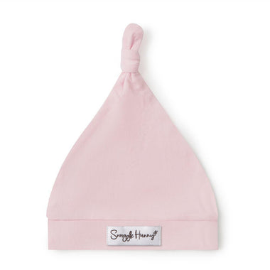 Baby Pink (New) Organic Knotted Beanie-Snuggle Hunny