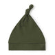 Olive Organic Knotted Beanie - Thumbnail 2