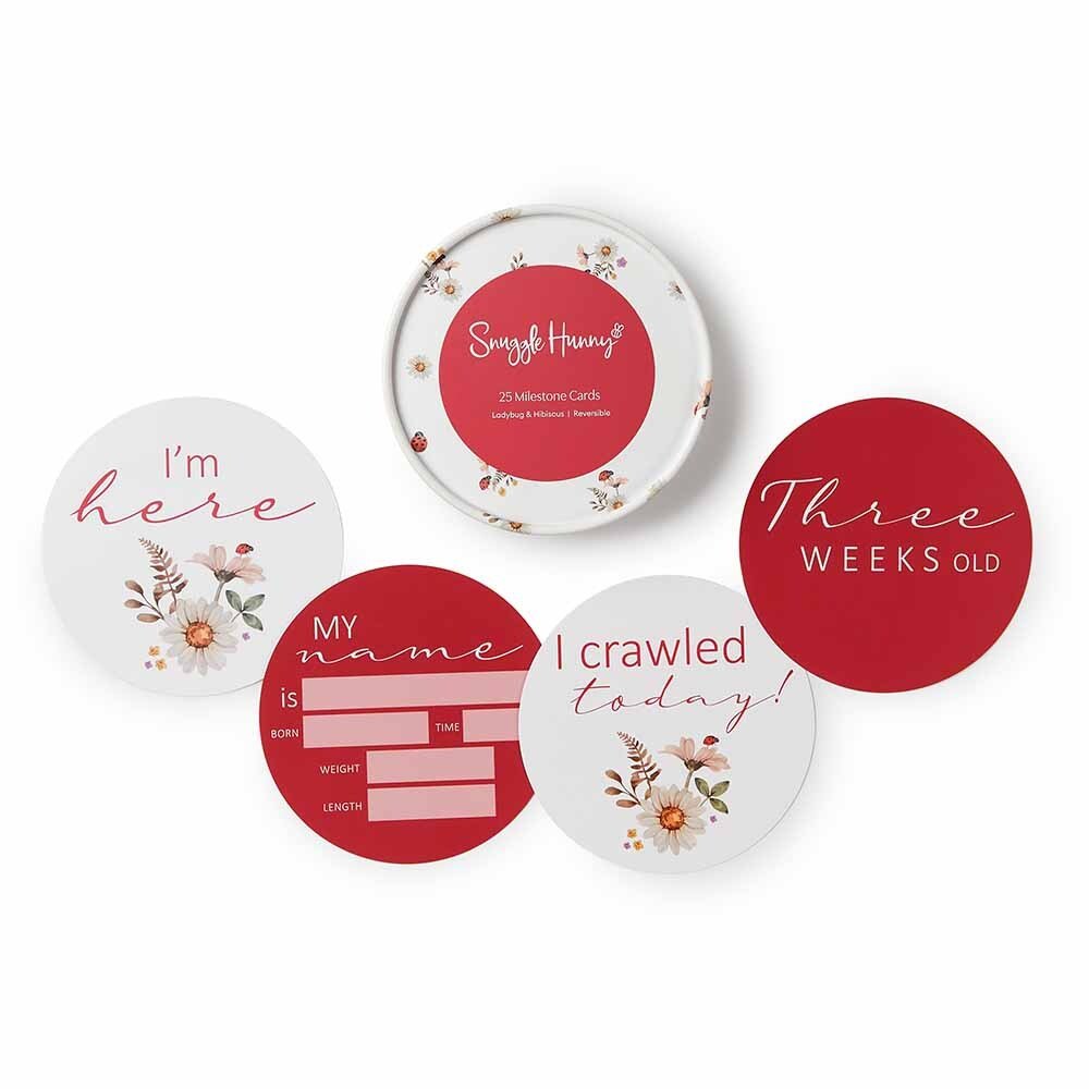 Snuggle Hunny Ladybug Milestone Cards Snuggle Hunny