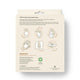 Large Organic Muslin Wraps 3 Pack - Camille/Milk/Fairytale - Thumbnail 3