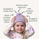 Lavender Organic Baby Knit Beanie - Thumbnail 4