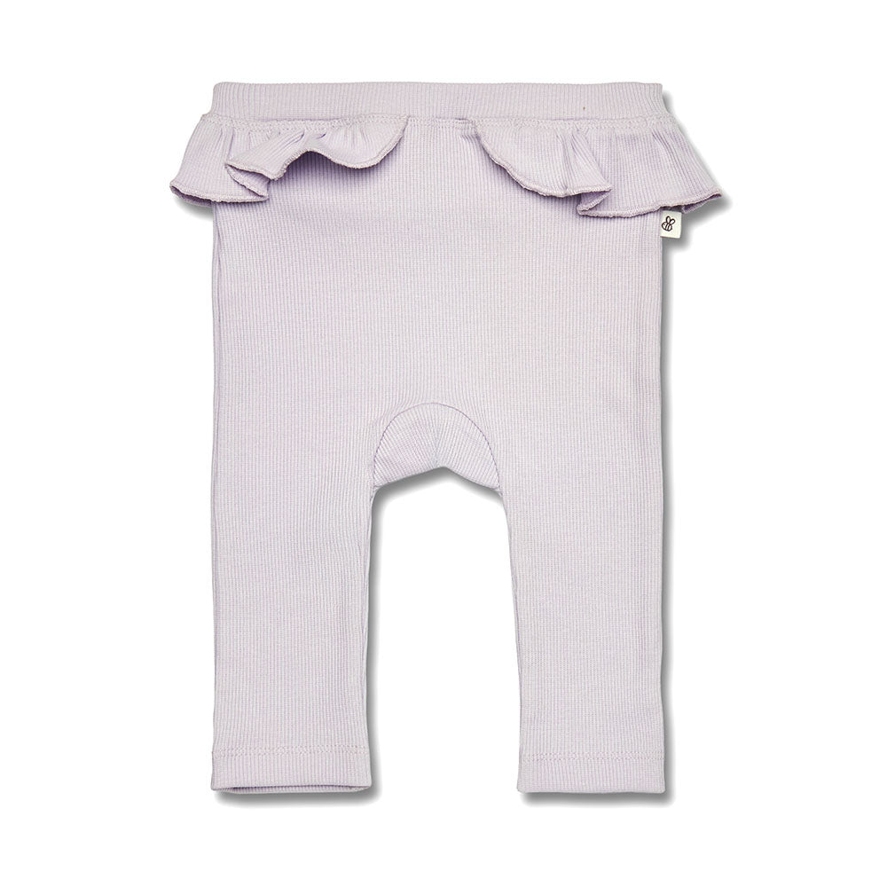 Lavender Organic Pants with Frill (Limited Style) - View 2