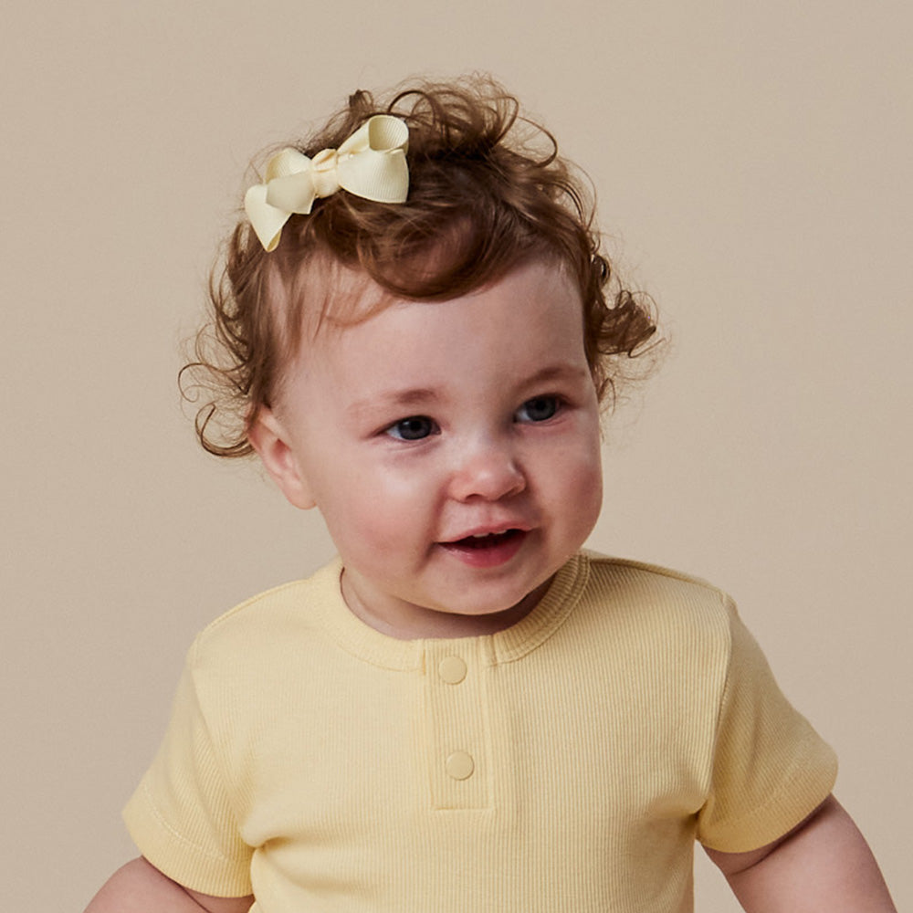 Lemon Bow Hair Clip - View 3