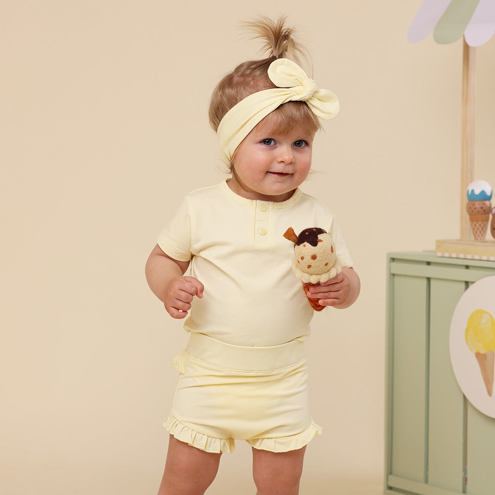 Lemon Sorbet Organic Jersey Bloomers - View 1