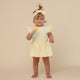 Lemon Sorbet Short Sleeve Organic Dress - Thumbnail 4
