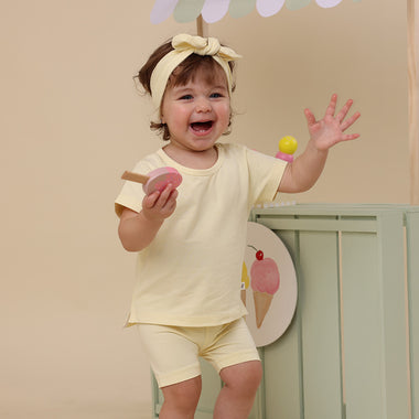 Lemon Sorbet Organic T-Shirt | Snuggle Hunny