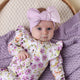 Isla Organic Snugglesuit Convertible Romper with Frill - Thumbnail 6