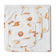 Lion Organic Baby Towel & Wash Cloth Set - Thumbnail 1