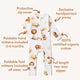 Lion Organic Snugglesuit Convertible Romper - Thumbnail 4