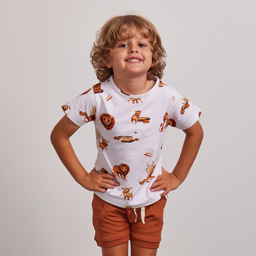 Organic Lion Baby and Toddler T-Shirt | Snuggle Hunny