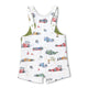 Little Racers Organic Snuggle Overall Shorts - Thumbnail 9