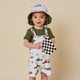 Little Racers Organic Snuggle Overall Shorts - Thumbnail 4