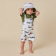 Little Racers Organic Snuggle Overall Shorts - Thumbnail 5