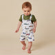 Little Racers Organic Snuggle Overall Shorts - Thumbnail 12
