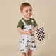 Little Racers Organic Snuggle Overall Shorts - Thumbnail 8