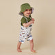 Little Racers Organic Snuggle Overall Shorts - Thumbnail 14