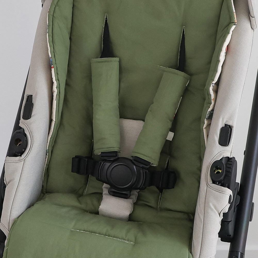 Bundle - Little Racers Pram Liner & Strap Cover Set - View 7