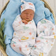 Little Subs Organic Jersey Wrap & Beanie Set - Thumbnail 1