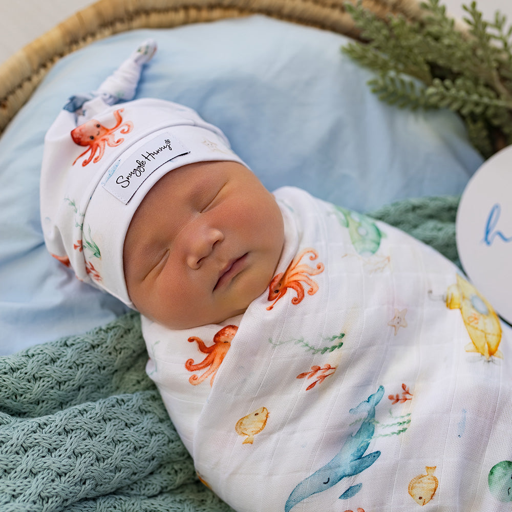 Little Subs Organic Muslin Wrap - View 4
