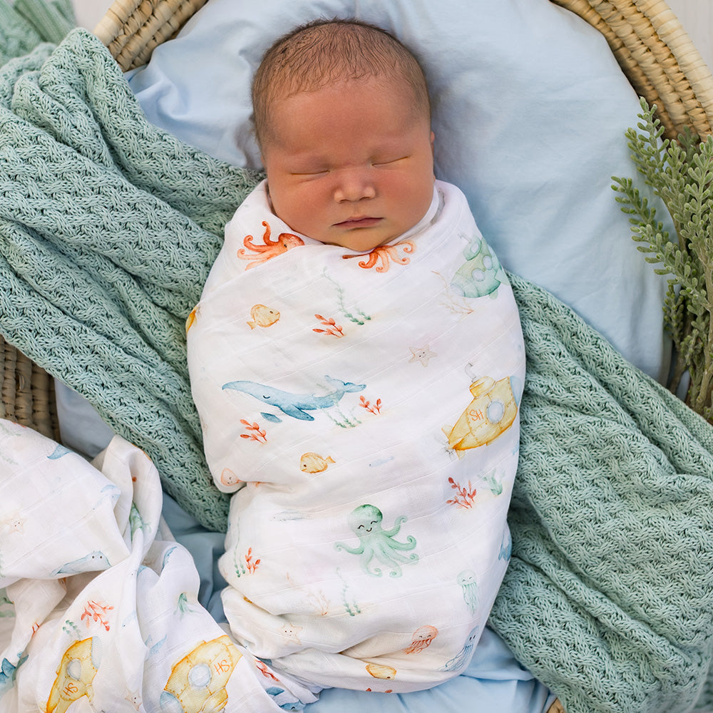Little Subs Organic Muslin Wrap - View 7