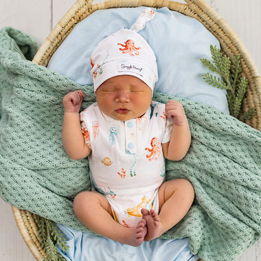 Little Subs Short Sleeve Organic Bodysuit | Snuggle Hunny