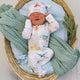 Little Subs Organic Snuggle Sleepsuit Zip Footie - Thumbnail 6