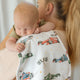 Little Racers Organic Cotton Burp Cloth - Thumbnail 5