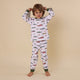 Little Racers Organic Kids Long Sleeve PJ Set - Thumbnail 3