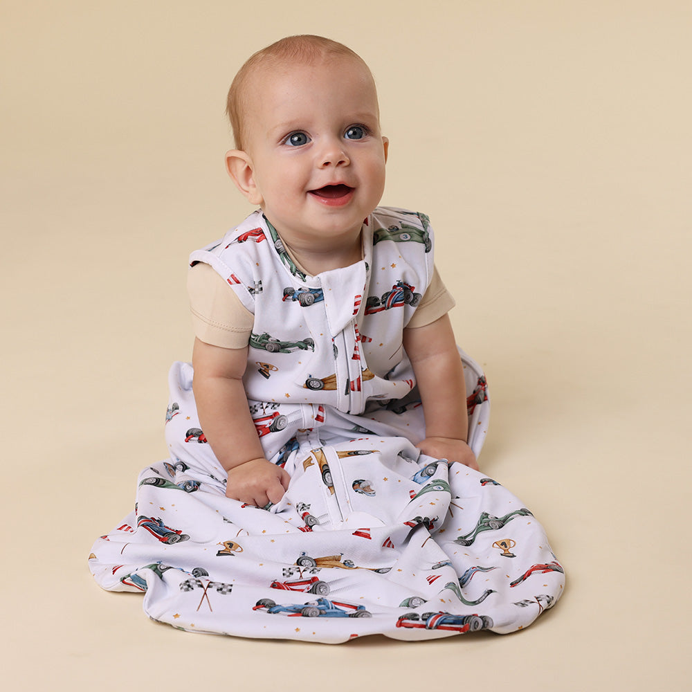 Little Racers Organic Sleeping Bag 1.0 TOG - View 3