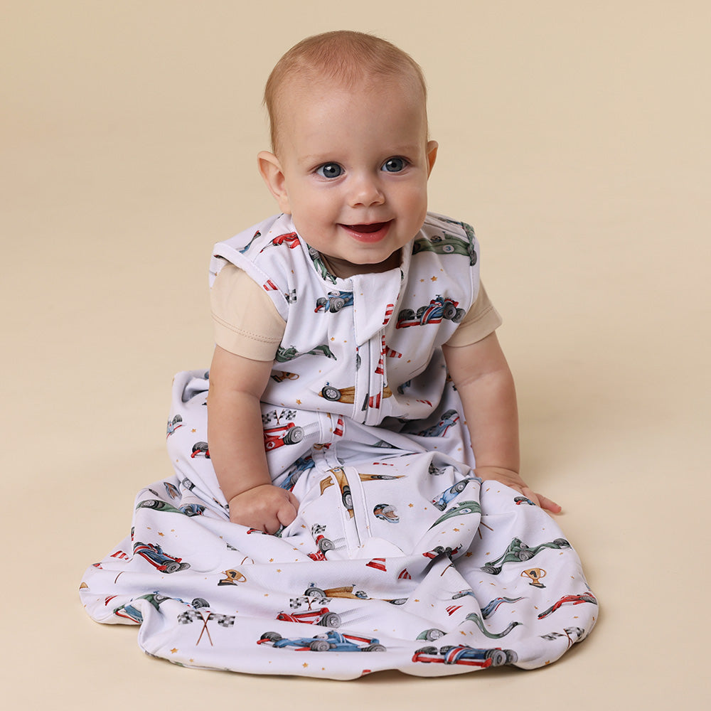 Little Racers Organic Sleeping Bag 1.0 TOG - View 5