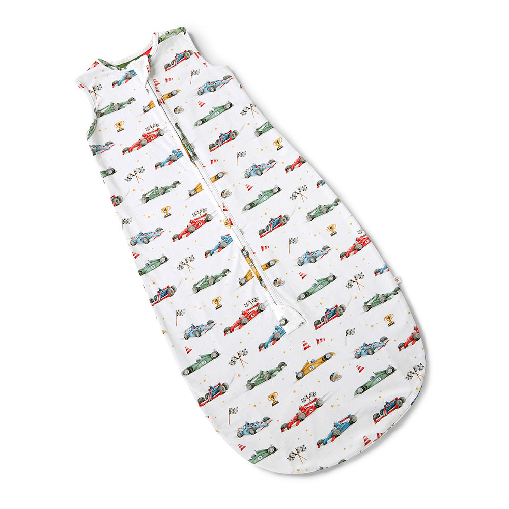 Little Racers Organic Sleeping Bag 1.0 TOG - View 6