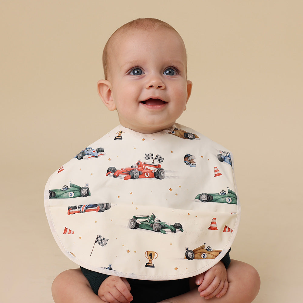 Little Racers Snuggle Bib - View 1