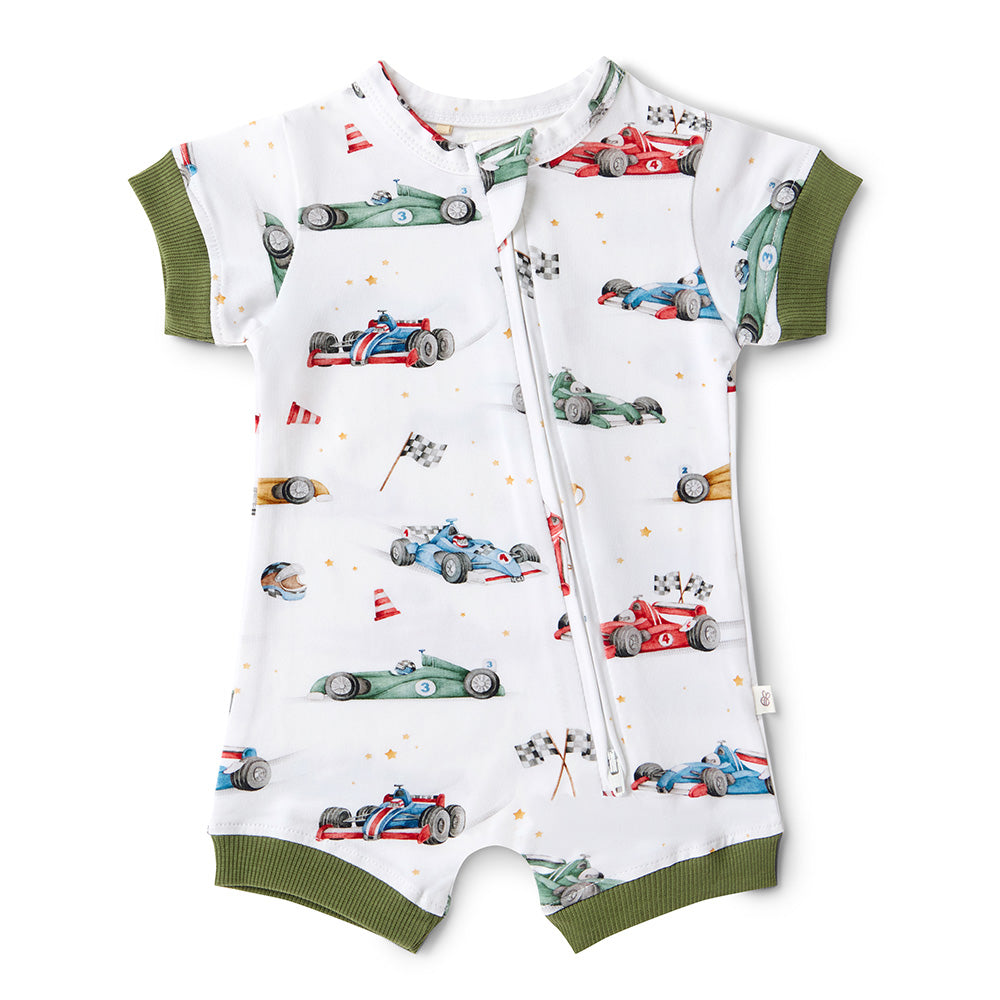 Little Racers Organic Snuggle Shortie - View 2