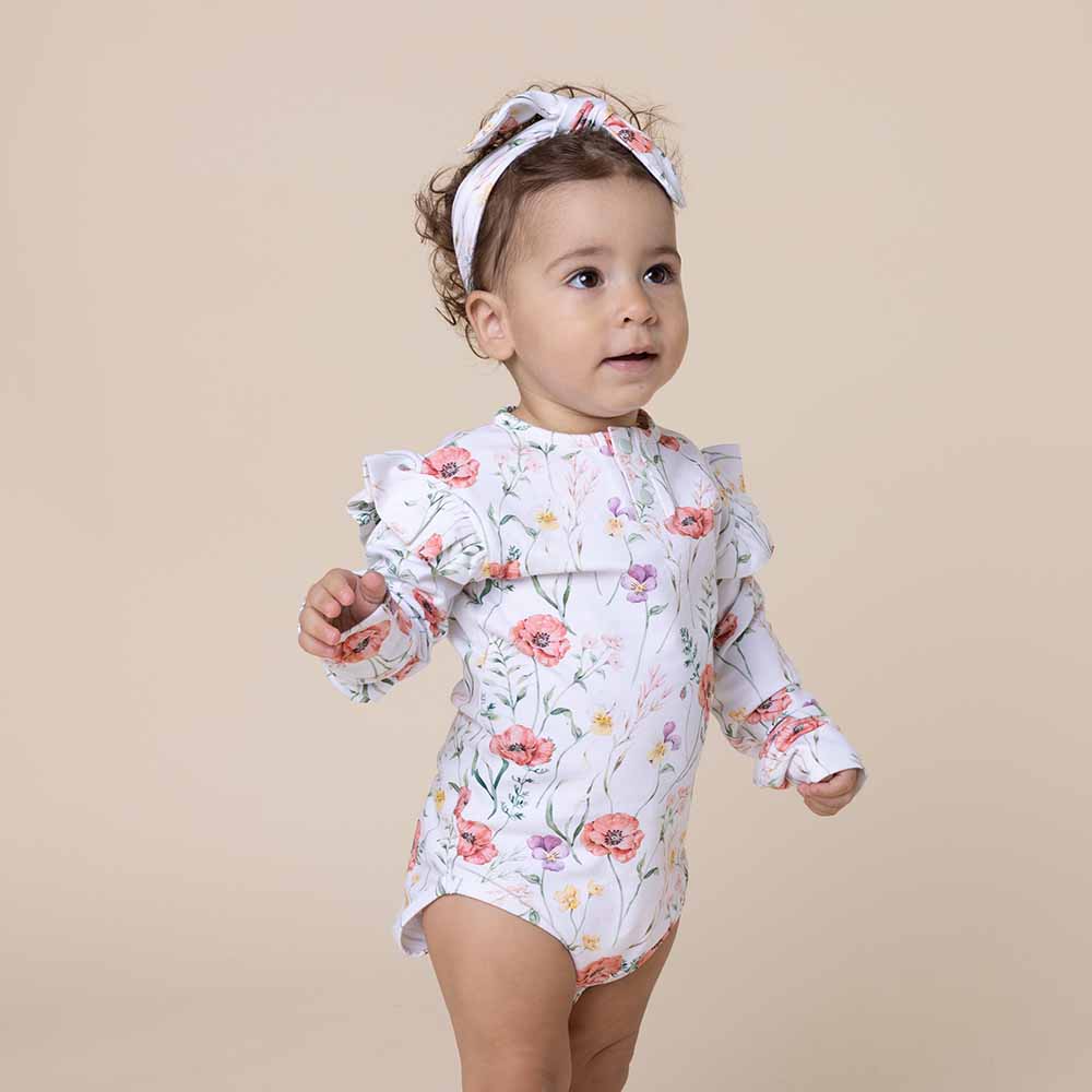 Kimono Long Sleeve Baby Vests Girl Long Sleeve Bodysuit Baby Girl